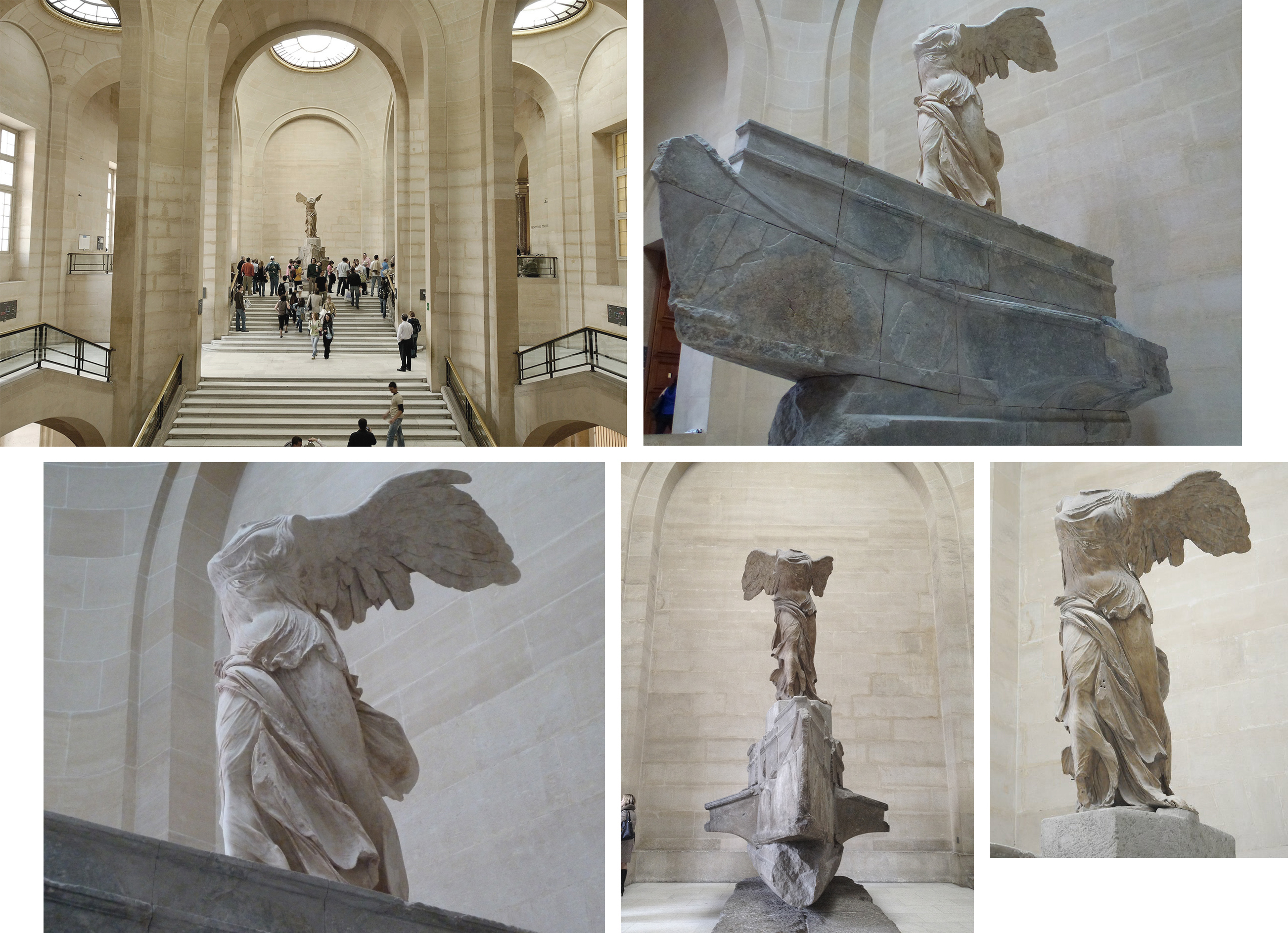 winged victory of samothrace with head and arms